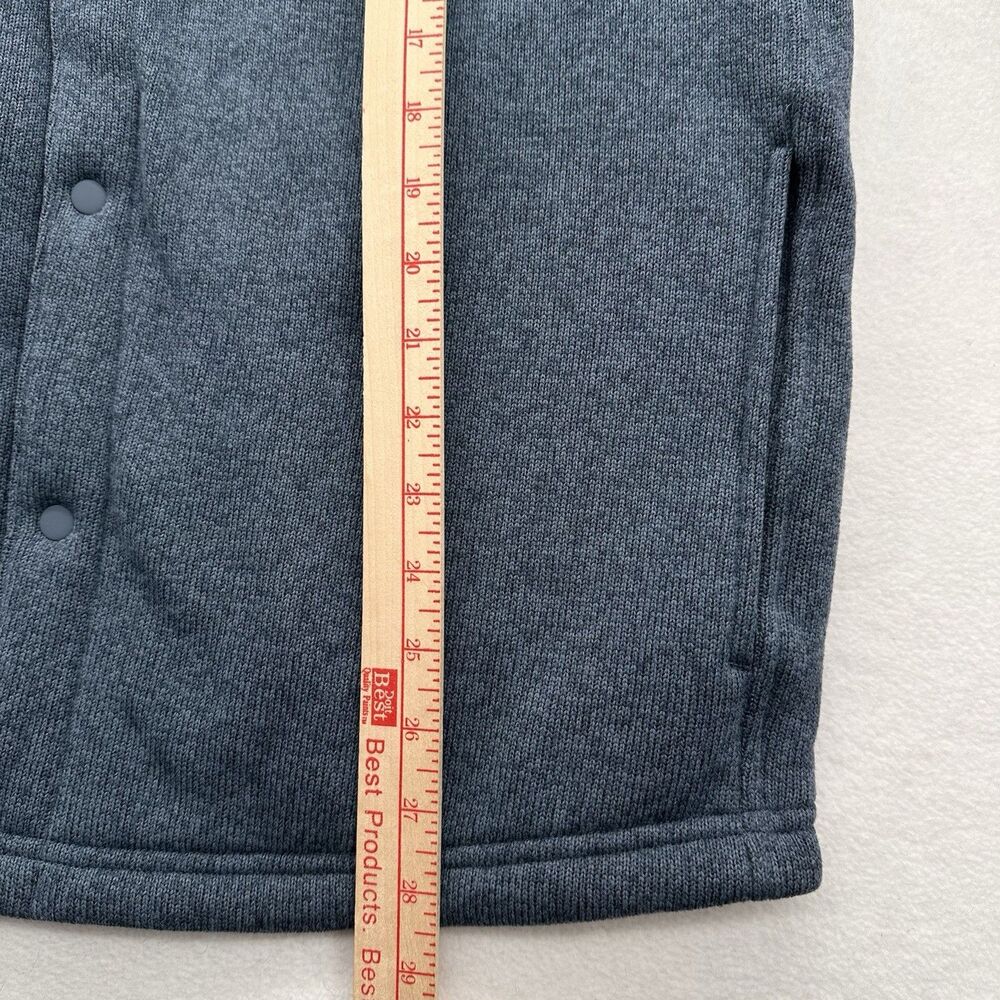 Rhone Fleece Shacket Large Shirt Jacket Indigo Blue Snap NBA All Stars $168 NWT - Picture 8 of 16